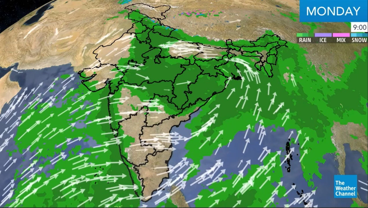 Weather Today (July 3) Extremely Heavy Rains to Lash Assam, West